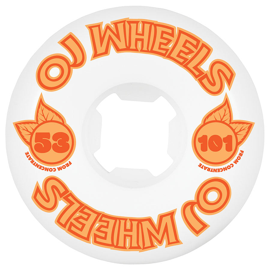 OJ Wheels - 53mm From Concentrate Hardline 101a Wheels (set of 4)
