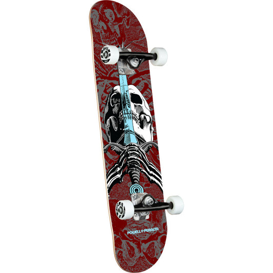 Powell Peralta - Skull & Sword One Off Burgundy Birch Complete Skateboard - 7.5 x 28.65