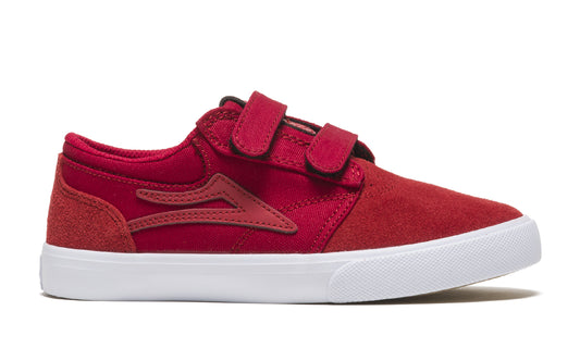 Lakai Griffin Youth - Red/Reflective Suede