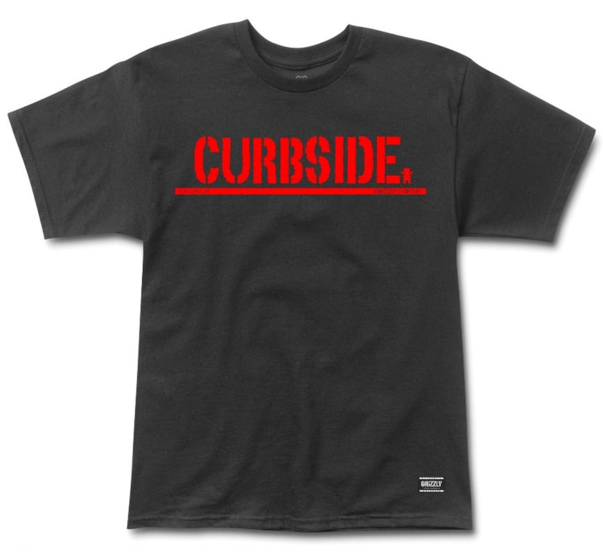 Curbside x Grizzy Stamp Logo Collab T-Shirt