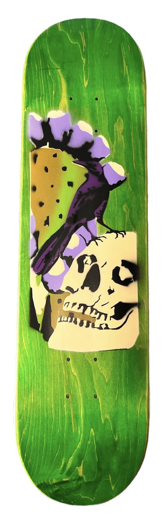 Grackle Skateboards -Skull & Bird Deck - 8.00"