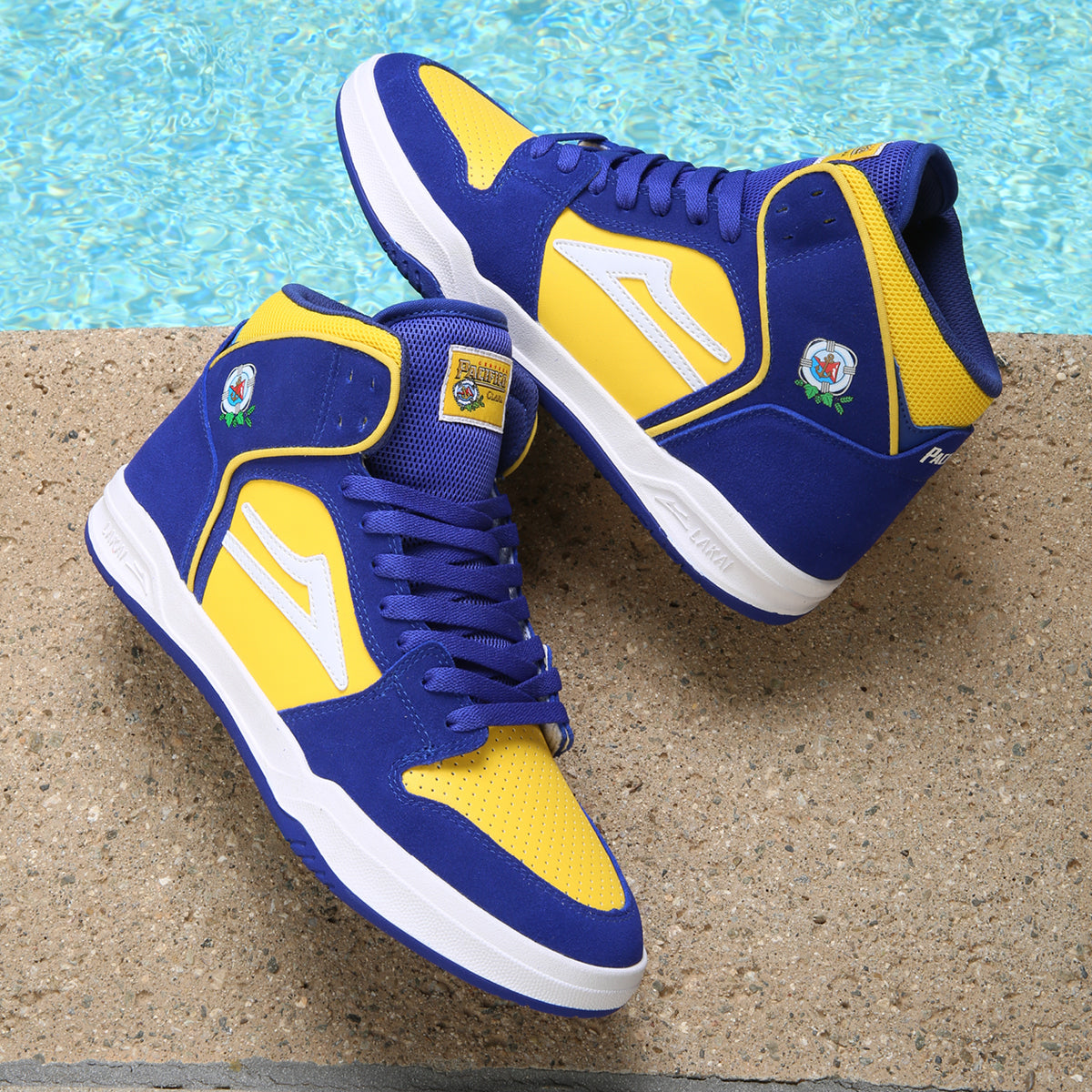 Lakai  Pacifico - Telford Low Blue/Yellow Suede