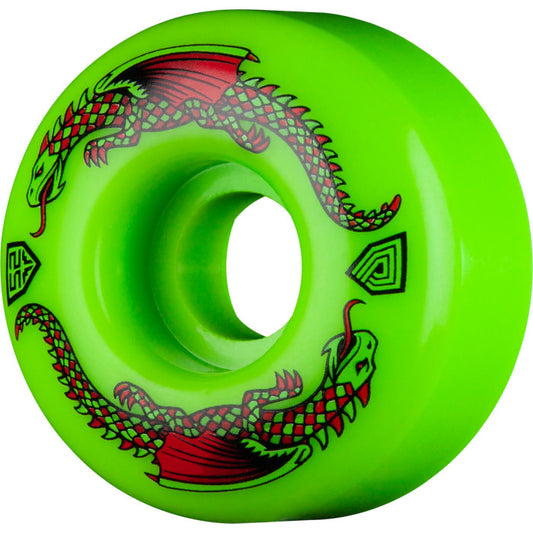 Powell Peralta - Dragon Formula Skateboard Wheels 93A 4pk Green