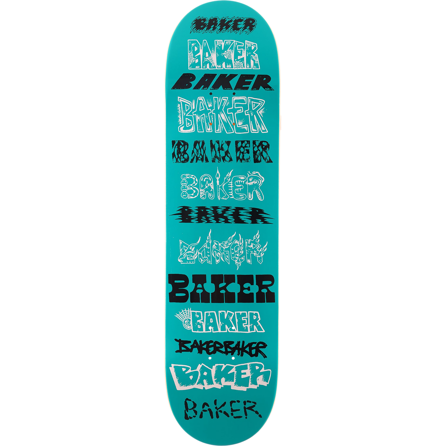 Baker Skateboards Justin "Figgy" Figueroa Script Skateboard Deck - 8.125" x 31.5"