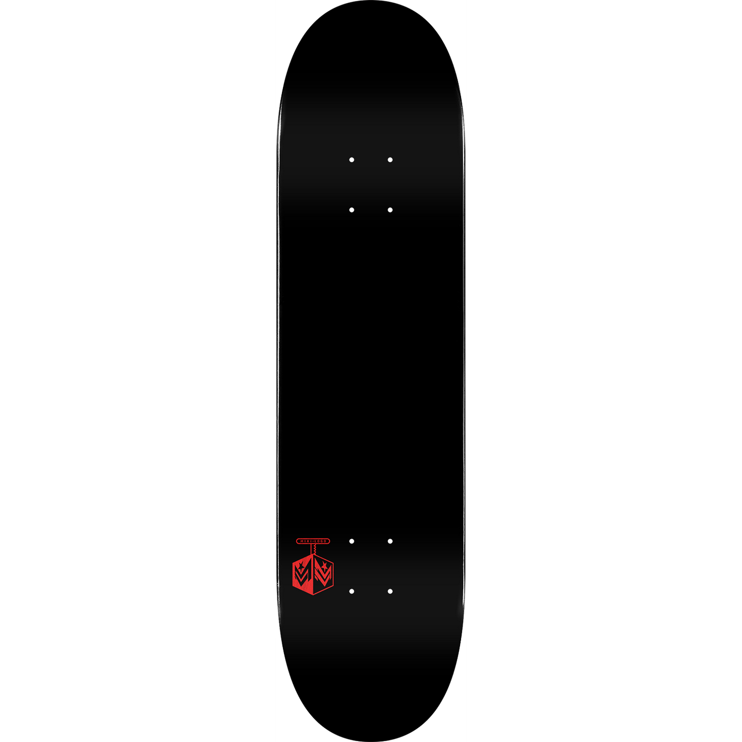 Mini Logo Skateboards Chevron Detonator Black Deck 291/K-20 - 7.75" x 31.08"