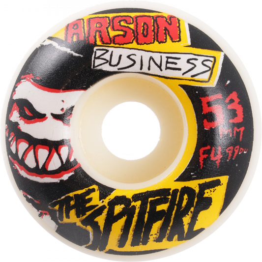 Spitfire F4 99a Classic Arson Business 53mm Natural (set of 4)