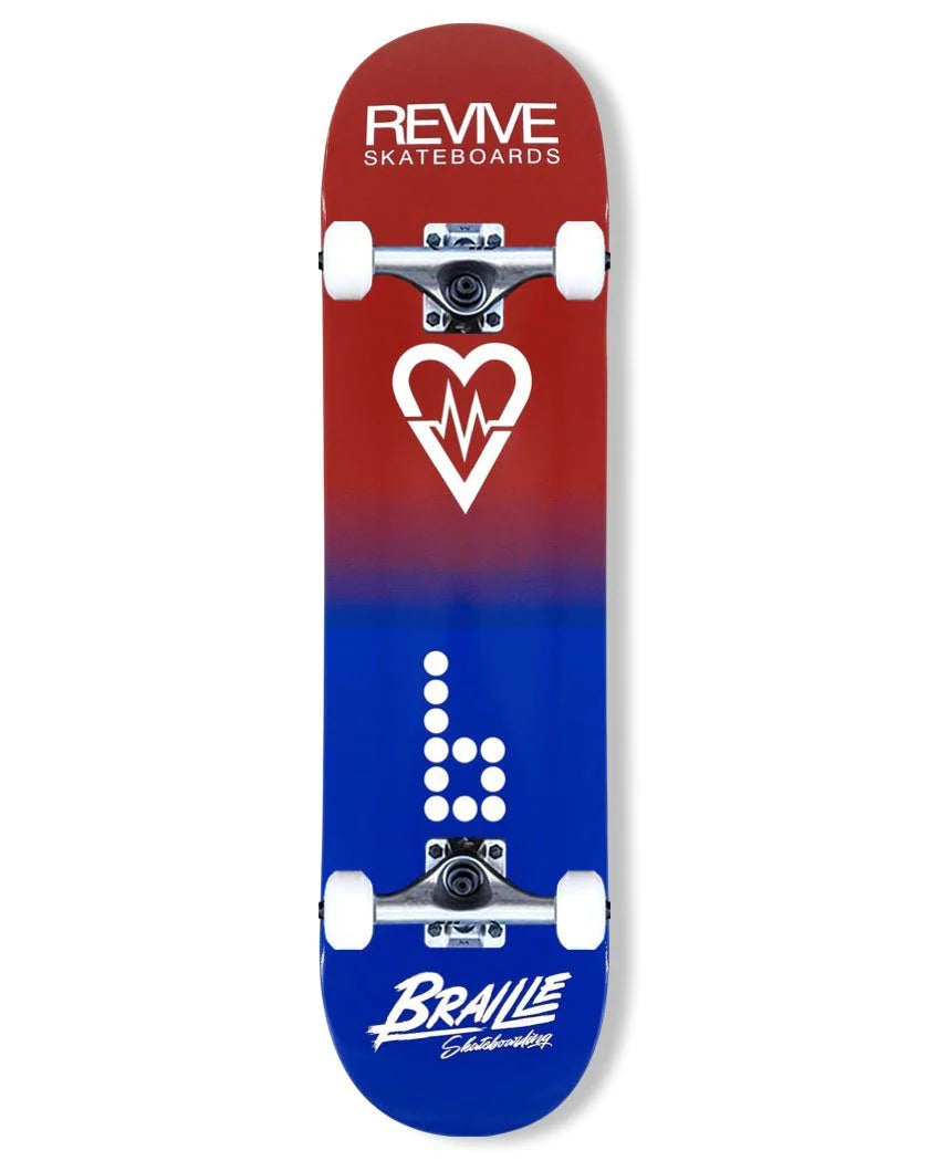 Braille - Braille X Revive Collab Complete Skateboard (youth)