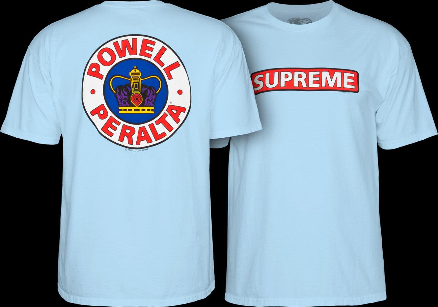 Powell Peralta Supreme T-shirt - Powder Blue