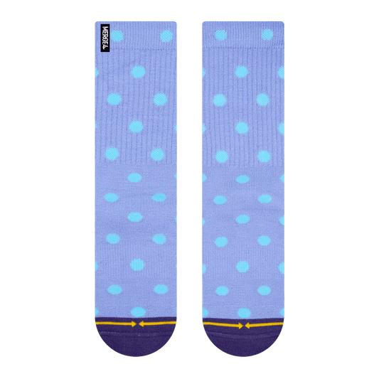 SPIDEY BAMBOO PERIWINKLE POLKA DOTS